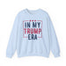 Printify Sweatshirt Light Blue / S In My Trump Era Make America Great Again Political Pride Unisex Heavy Blend™ Crewneck Sweatshirt