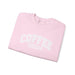 Printify Sweatshirt Light Pink / S Coffee Weather Graphic Sweatshirt for Cozy Winter Vibes