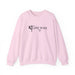 Printify Sweatshirt Light Pink / S Lineman Wife Graphic Sweatshirt - Lineman Shirt Thoughtful Gift Idea for Loved Ones