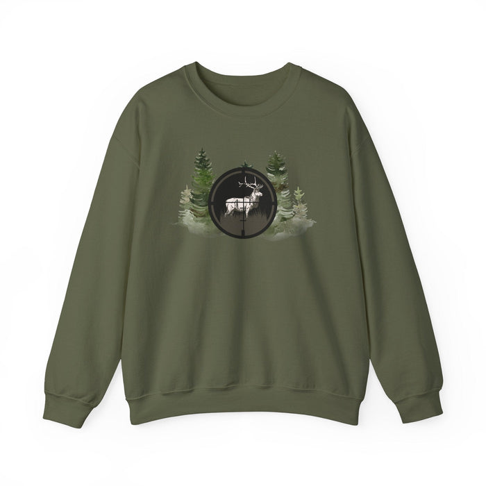 Printify Sweatshirt Military Green / S Born to Hunt Hunting Inspired Sweatshirt