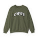 Printify Sweatshirt Military Green / S Coffee Weather Graphic Sweatshirt for Cozy Winter Vibes