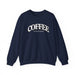 Printify Sweatshirt Navy / S Coffee Weather Graphic Sweatshirt for Cozy Winter Vibes