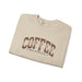 Printify Sweatshirt Sand / S Coffee Weather Graphic Sweatshirt for Cozy Winter Vibes