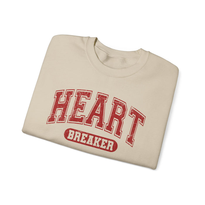 Printify Sweatshirt Sand / S Heartbreaker Unisex Graphic Sweatshirt Trendy and Comfortable Statement Pullover