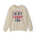 Printify Sweatshirt Sand / S In My Trump Era Make America Great Again Political Pride Unisex Heavy Blend™ Crewneck Sweatshirt