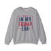 Printify Sweatshirt Sport Grey / S In My Trump Era Make America Great Again Political Pride Unisex Heavy Blend™ Crewneck Sweatshirt