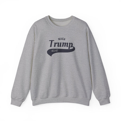 Printify Sweatshirt Sport Grey / S MAGA Trump Unisex Heavy Blend Crewneck Sweatshirt | Patriotic Graphic Sweater