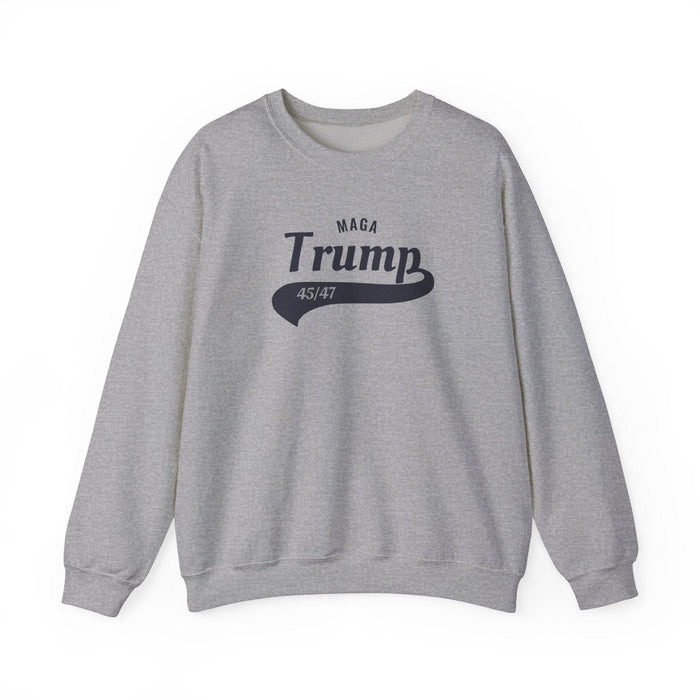 Printify Sweatshirt Sport Grey / S MAGA Trump Unisex Heavy Blend Crewneck Sweatshirt | Patriotic Graphic Sweater