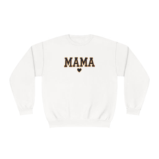 Printify Sweatshirt White / S Mama Varsity Retro Graphic Crewneck Sweatshirt – Classic Style for Every Season