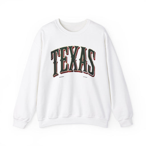 Printify Sweatshirt White / S Texas Spirit Travel Vacation Unisex Heavy Blend Crewneck Sweatshirt | Cozy & Durable