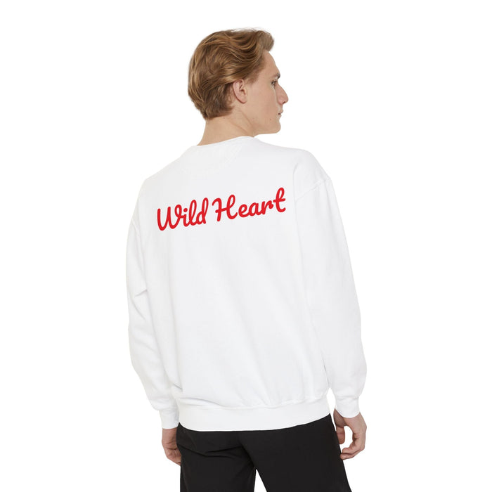 Printify Sweatshirt Wild Heart Unisex Garment-Dyed Sweatshirt Embrace Your Passion Luxurious Comfort & Style Comfort Colors Great Gift Idea