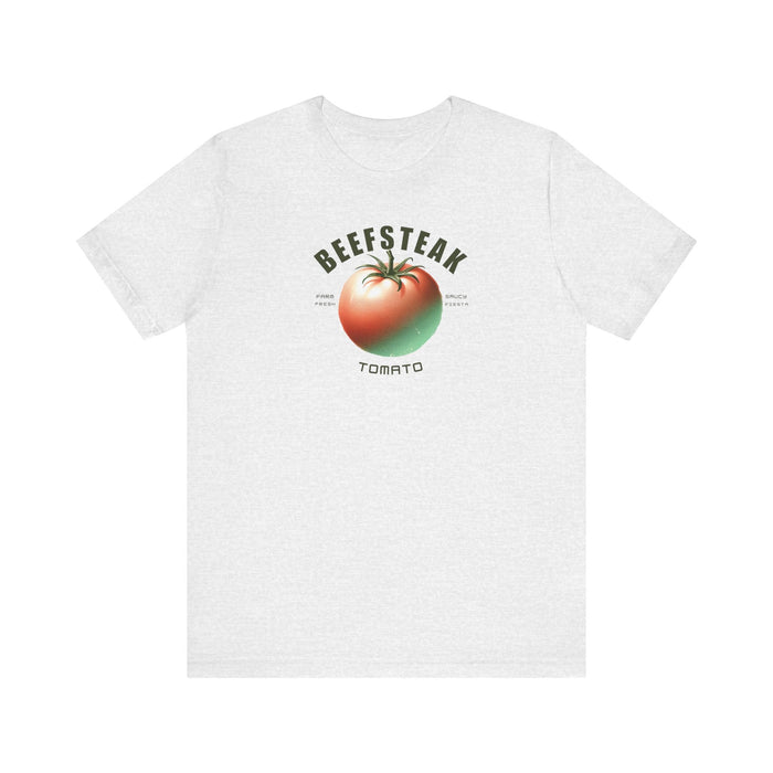 Printify T-Shirt Ash / S Harvest Fresh Vibes: Tomato Shirt, Graphic Tee, Vegetable Screen Print Shirt, Clothing Foodie Gardening Gift, Mom Gift, Wife Gift