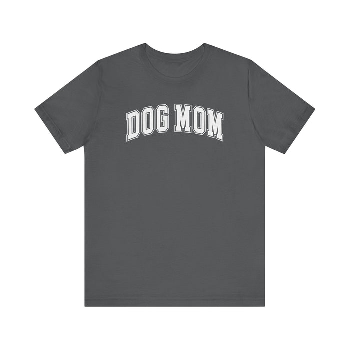 Printify T-Shirt Asphalt / S Paw-some Dog Mom Regular Fit Tee - Love, Comfort, and Style In This Short Sleeve Tshirt