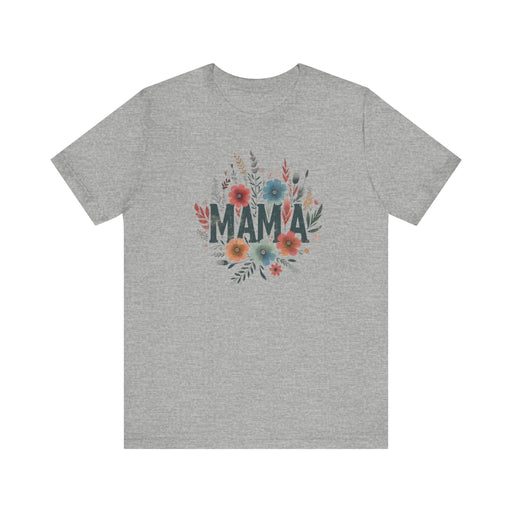 Printify T-Shirt Athletic Heather / S Boho Wildflower Mama: Embrace Nature in Style with our Comfy Tee!