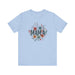 Printify T-Shirt Baby Blue / S Boho Wildflower Mama: Embrace Nature in Style with our Comfy Tee!