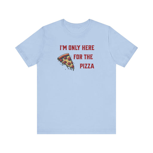 Printify T-Shirt Baby Blue / S Funny Pizza Shirt Vintage Pizza Shirt Retro Pizza T Shirt Offensive Shirts for Men Women Guys Cool Graphic Tee Gift, Mens Gift, Womens Gift