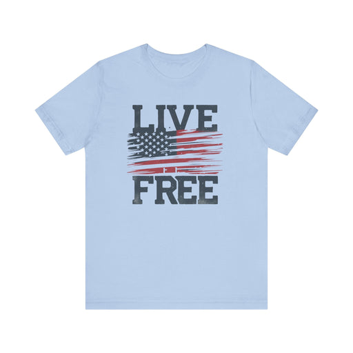 Printify T-Shirt Baby Blue / S Unisex Jersey Short Sleeve Tee