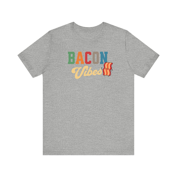 Printify T-Shirt Bacon Vibes! Join The Bacon Crew! Dive into Fun with Our Classic Tee! Bacon Lovers!