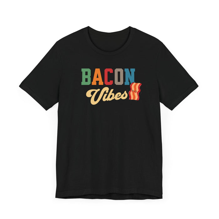 Printify T-Shirt Bacon Vibes! Join The Bacon Crew! Dive into Fun with Our Classic Tee! Bacon Lovers!