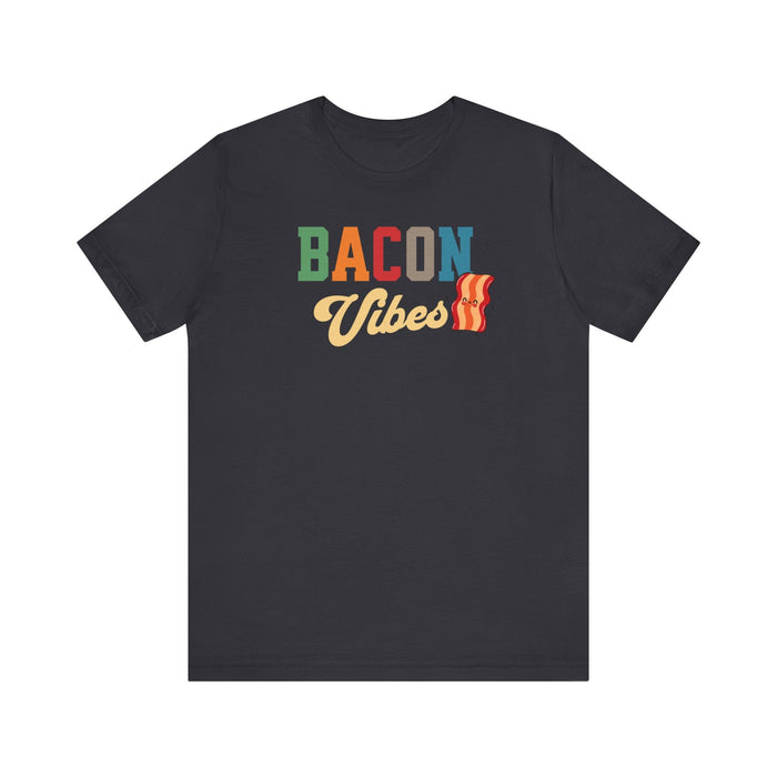 Printify T-Shirt Bacon Vibes! Join The Bacon Crew! Dive into Fun with Our Classic Tee! Bacon Lovers!