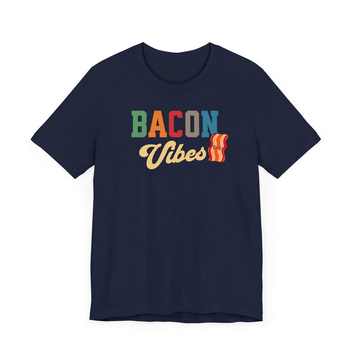 Printify T-Shirt Bacon Vibes! Join The Bacon Crew! Dive into Fun with Our Classic Tee! Bacon Lovers!