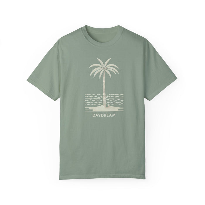 Printify T-Shirt Bay / S Daydreaming Under The Palms Comfort Colors 1717 Tee Beach Shirt, Great Gift, Sister Gift, Wife Gift, Mom Gift, Mothers Day Gift Unisex