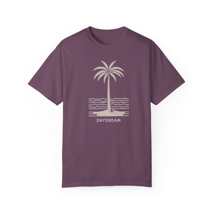 Printify T-Shirt Berry / S Daydreaming Under The Palms Comfort Colors 1717 Tee Beach Shirt, Great Gift, Sister Gift, Wife Gift, Mom Gift, Mothers Day Gift Unisex