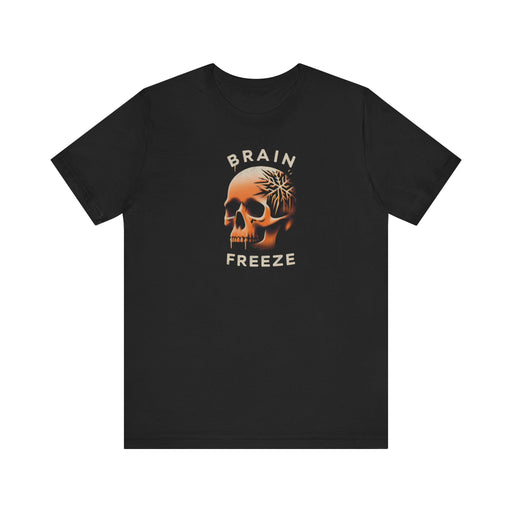 Printify T-Shirt Black / S Brain Freeze Skull Tee: Unleash Your Style and Comfort with a Stylish Graphic Tshirt