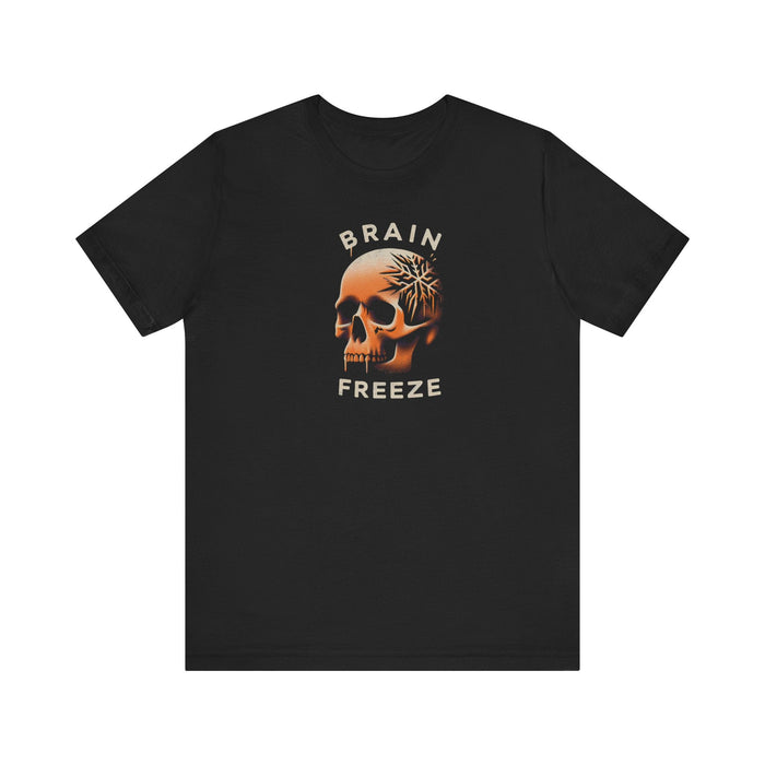 Printify T-Shirt Black / S Brain Freeze Skull Tee: Unleash Your Style and Comfort with a Stylish Graphic Tshirt