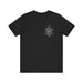 Printify T-Shirt Black / S Classic Unisex Jersey Tee with Cross on the Chest: Comfortable & Stylish Tshirt