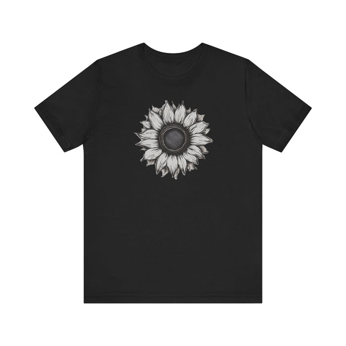 Printify T-Shirt Black / S Daisy Delight: Unisex Wildflower Boho Shirt, a Floral Gift for Every Season!