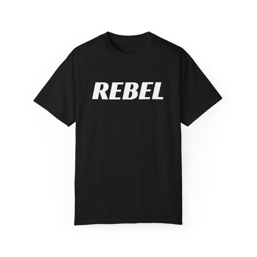 Printify T-Shirt Black / S Rebel Tee, Feminist Womens Rights Advocate Tee Rebel Unisex Comfort Colors 1717 Garment-Dyed T-Shirt Womens Tshirt Great Gift Idea