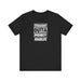 Printify T-Shirt Black / S Straight Outta Money #DADLIFE - Embrace the Chaos in Style! Short Sleeve Crewneck Tshirt A little humor as a dads gift