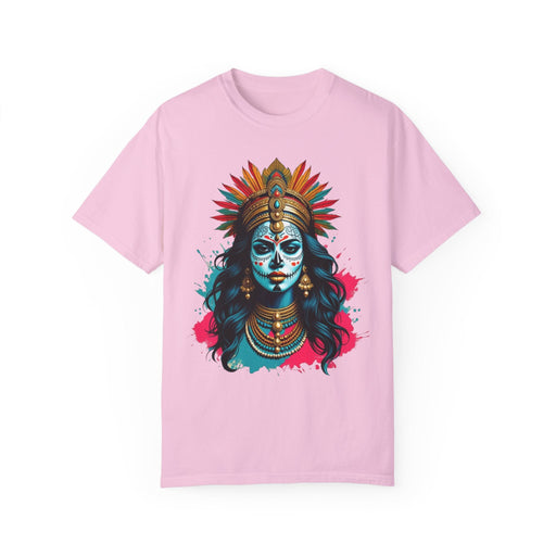 Printify T-Shirt Blossom / S Copy of Kali the Warrior Hindu Goddess Unisex Garment-Dyed T-Shirt Comfort Colors Great Gift Idea Stylish and Trending Cotton Tshirt