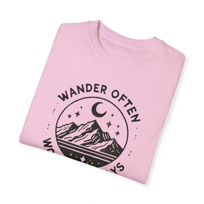 Printify T-Shirt Blossom / S Wander Often Wonder Always Graphic T-Shirt