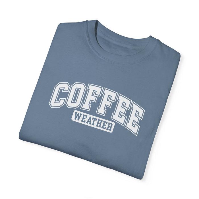 Printify T-Shirt Blue Jean / S Coffee Weather Winter-Inspired Graphic T-Shirt