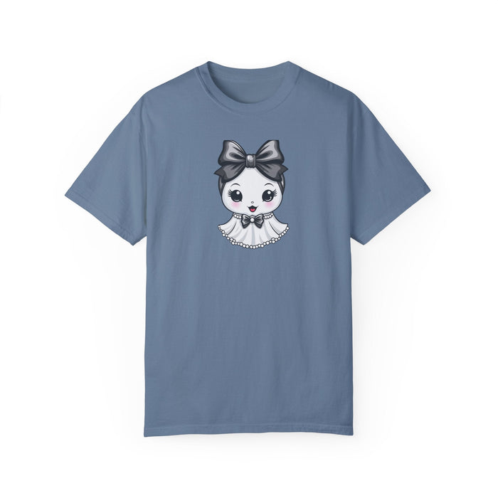 Printify T-Shirt Blue Jean / S Ghostly Glam: A Hauntingly Stylish Tee Comfort Colors Halloween Tshirt Great Gift Idea Womens Gift Cotton Tee