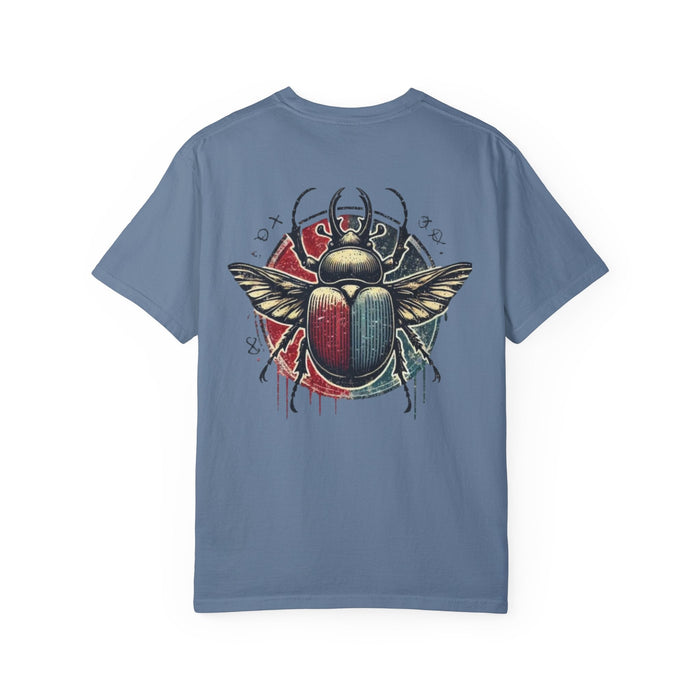 Printify T-Shirt Blue Jean / S Mystic Beetle Design Unisex Comfort Colors Garment-Dyed T-Shirt | Relaxed Fit & Durable