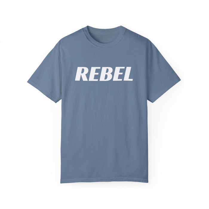 Printify T-Shirt Blue Jean / S Rebel Tee, Feminist Womens Rights Advocate Tee Rebel Unisex Comfort Colors 1717 Garment-Dyed T-Shirt Womens Tshirt Great Gift Idea