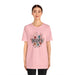 Printify T-Shirt Boho Wildflower Mama: Embrace Nature in Style with our Comfy Tee!