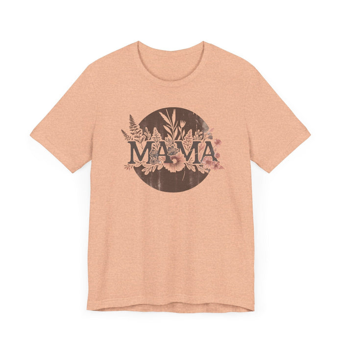 Printify T-Shirt Boho Wildflower Mama: Embrace Nature in Style with our Comfy Tee!