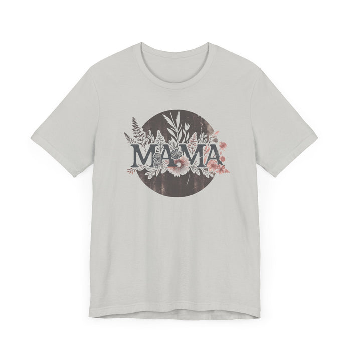 Printify T-Shirt Boho Wildflower Mama: Embrace Nature in Style with our Comfy Tee!