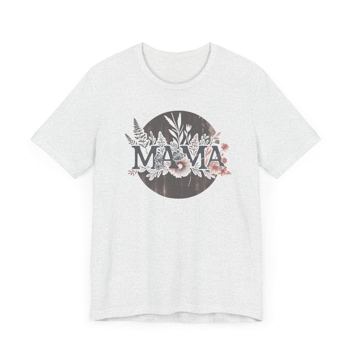 Printify T-Shirt Boho Wildflower Mama: Embrace Nature in Style with our Comfy Tee!