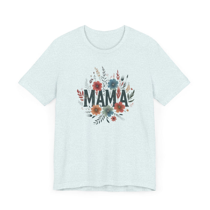 Printify T-Shirt Boho Wildflower Mama: Embrace Nature in Style with our Comfy Tee!