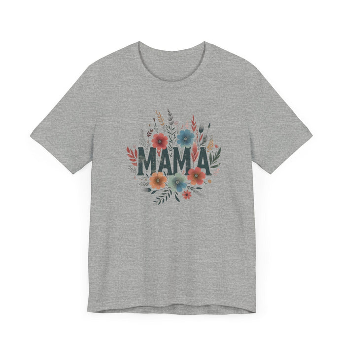 Printify T-Shirt Boho Wildflower Mama: Embrace Nature in Style with our Comfy Tee!