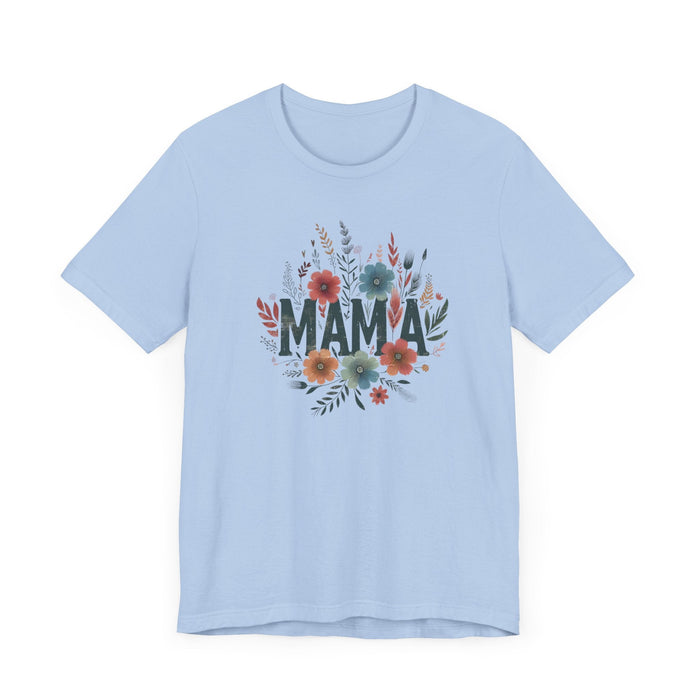 Printify T-Shirt Boho Wildflower Mama: Embrace Nature in Style with our Comfy Tee!