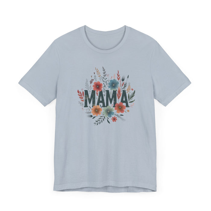 Printify T-Shirt Boho Wildflower Mama: Embrace Nature in Style with our Comfy Tee!