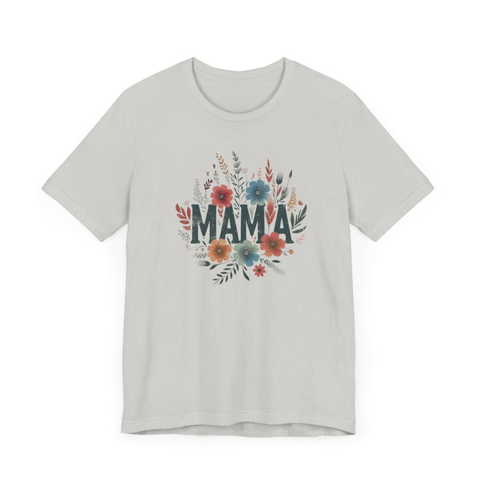 Printify T-Shirt Boho Wildflower Mama: Embrace Nature in Style with our Comfy Tee!