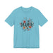 Printify T-Shirt Boho Wildflower Mama: Embrace Nature in Style with our Comfy Tee!