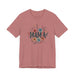 Printify T-Shirt Boho Wildflower Mama: Embrace Nature in Style with our Comfy Tee!